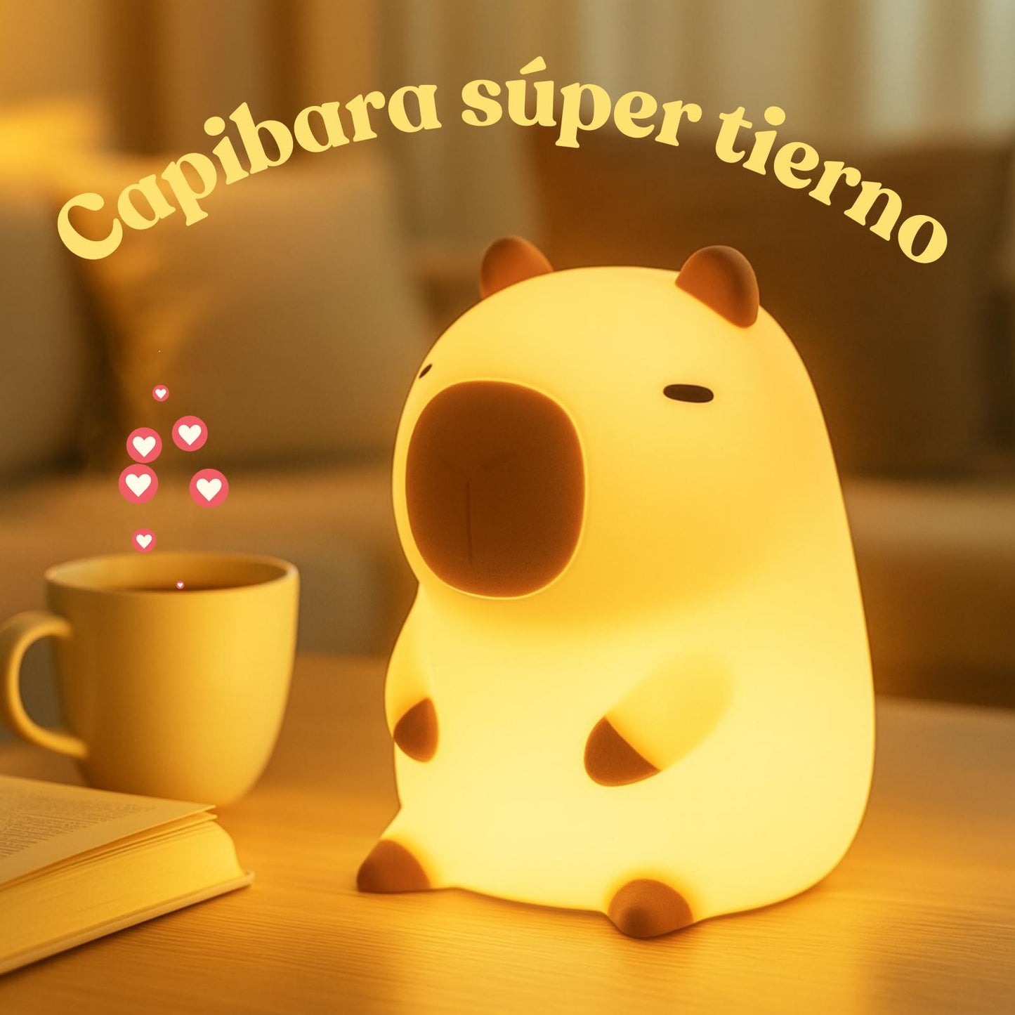 Lámpara recargable de capibara | KOCHI PaoChill™