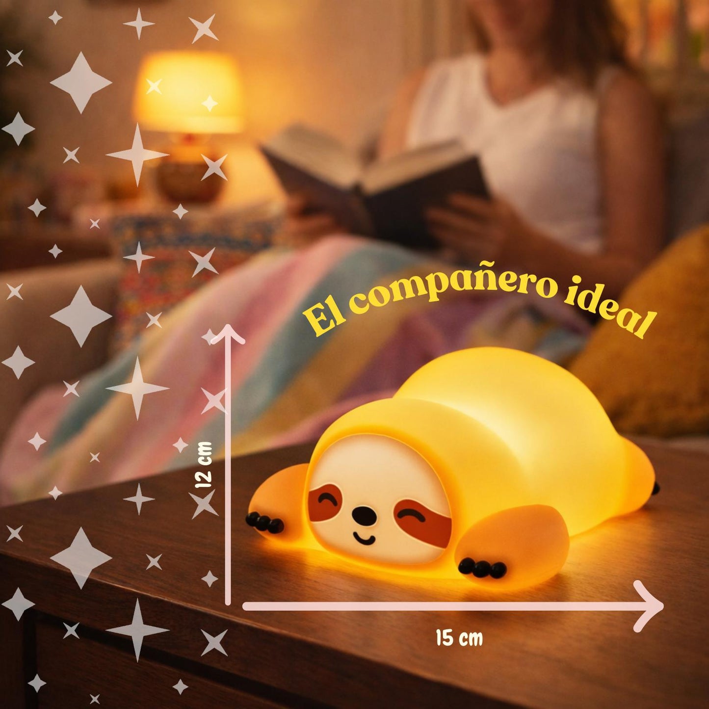 Lámpara recargable de perezoso | KOCHI Slowie Dream™