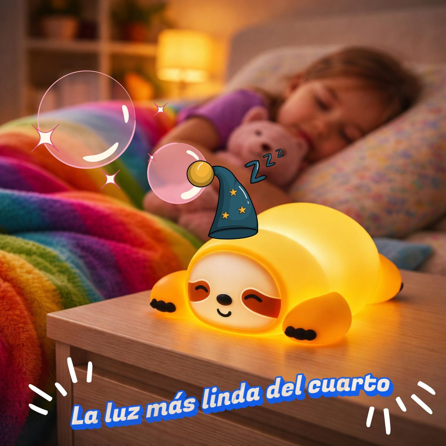 Lámpara recargable de perezoso | KOCHI Slowie Dream™