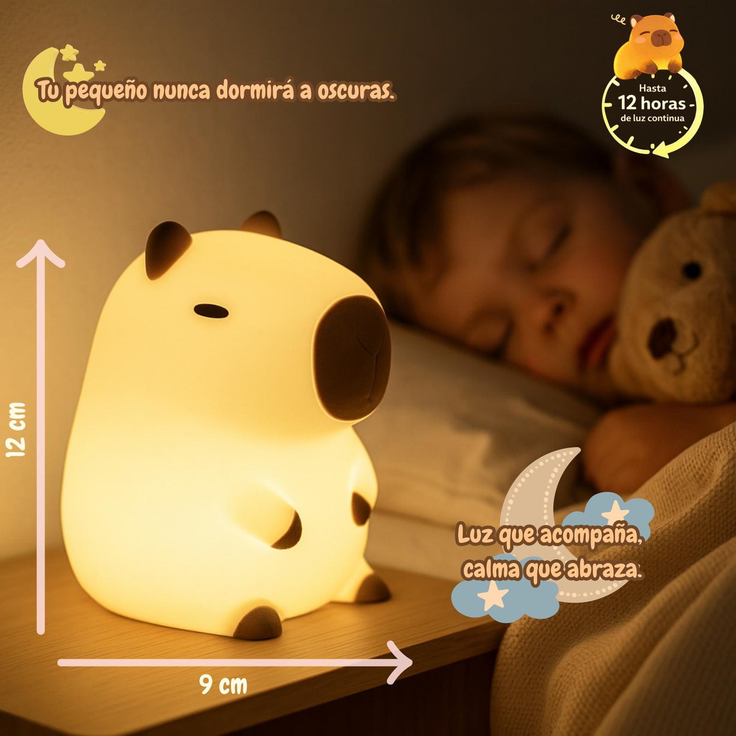 Lámpara recargable de capibara | KOCHI PaoChill™