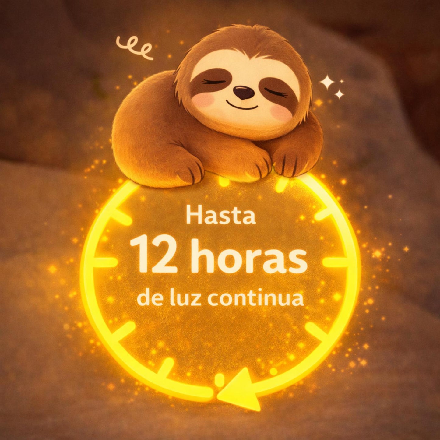 Lámpara recargable de perezoso | KOCHI Slowie Dream™